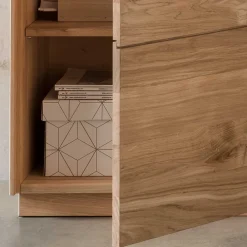 Hot Wildeiche Highboard Onitos Wohnzimmerschrank|Stauraumvitrinen