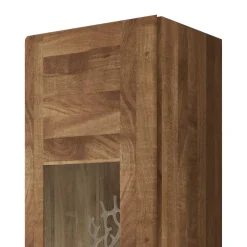 Clearance Wildeiche Hängevitrine Sascora Wandvitrinen