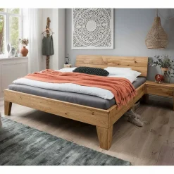 Wildeiche Holzbett Snaucia*Pharao24 Best