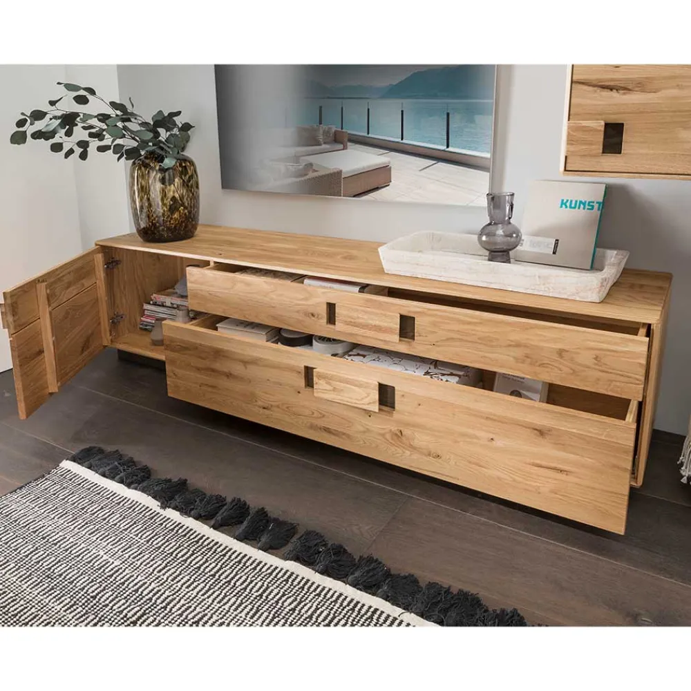 Hot Wildeiche Lowboard Seldran Fernsehtische|Lowboards