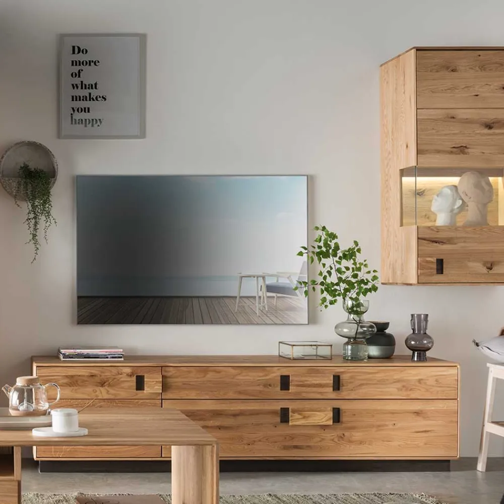 Hot Wildeiche Lowboard Seldran Fernsehtische|Lowboards