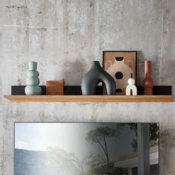 Wildeiche Massivholzregal Despinia*Pharao24 Best