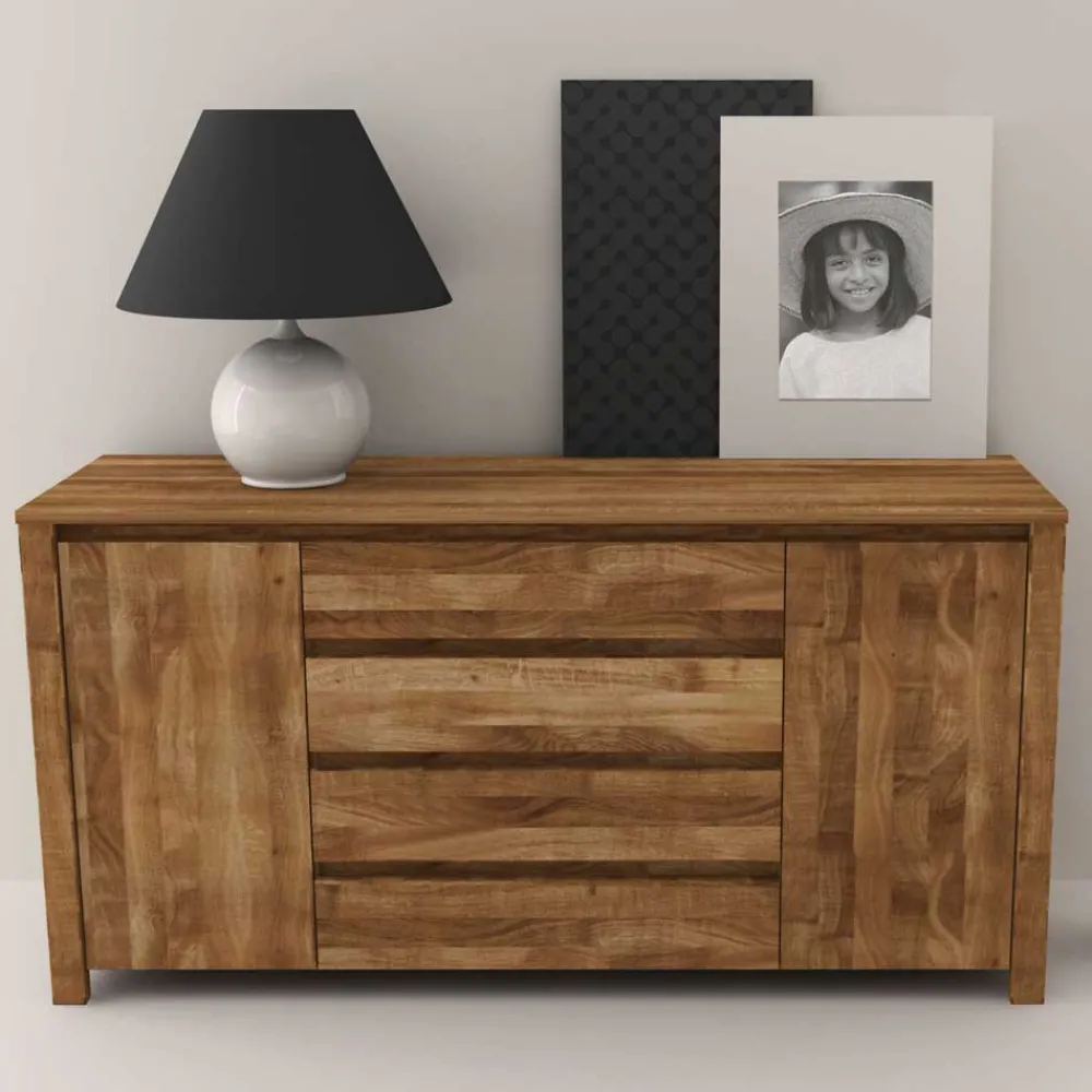 Wildeiche Sideboard Rameira Küchenkommode|Esszimmerkommoden