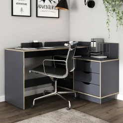 Winkelschreibtisch Enorica*Pharao24 New