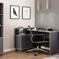 Winkelschreibtisch Enorica*Pharao24 New