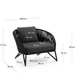 Hot Wintergartensessel Fabrice Wohnzimmer Sessel