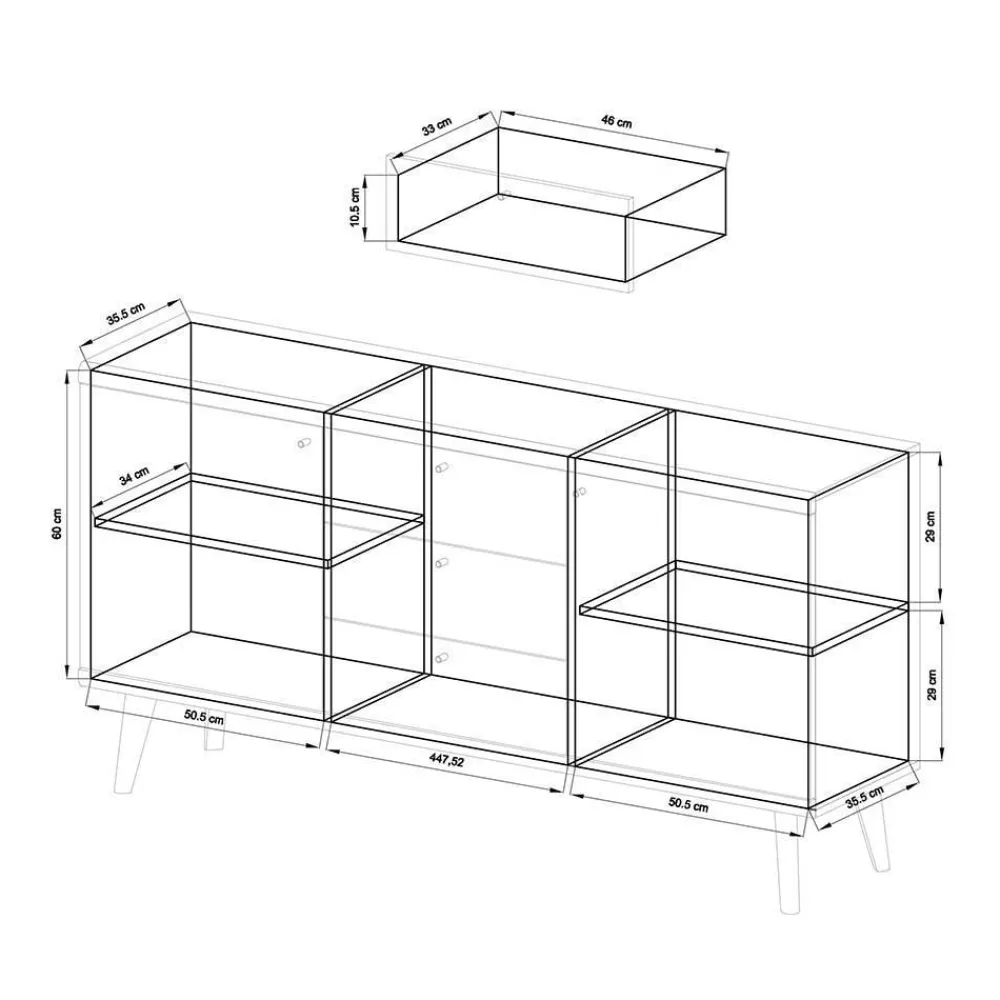 Best Wohnkombination Levanca Massivholz Wohnwände