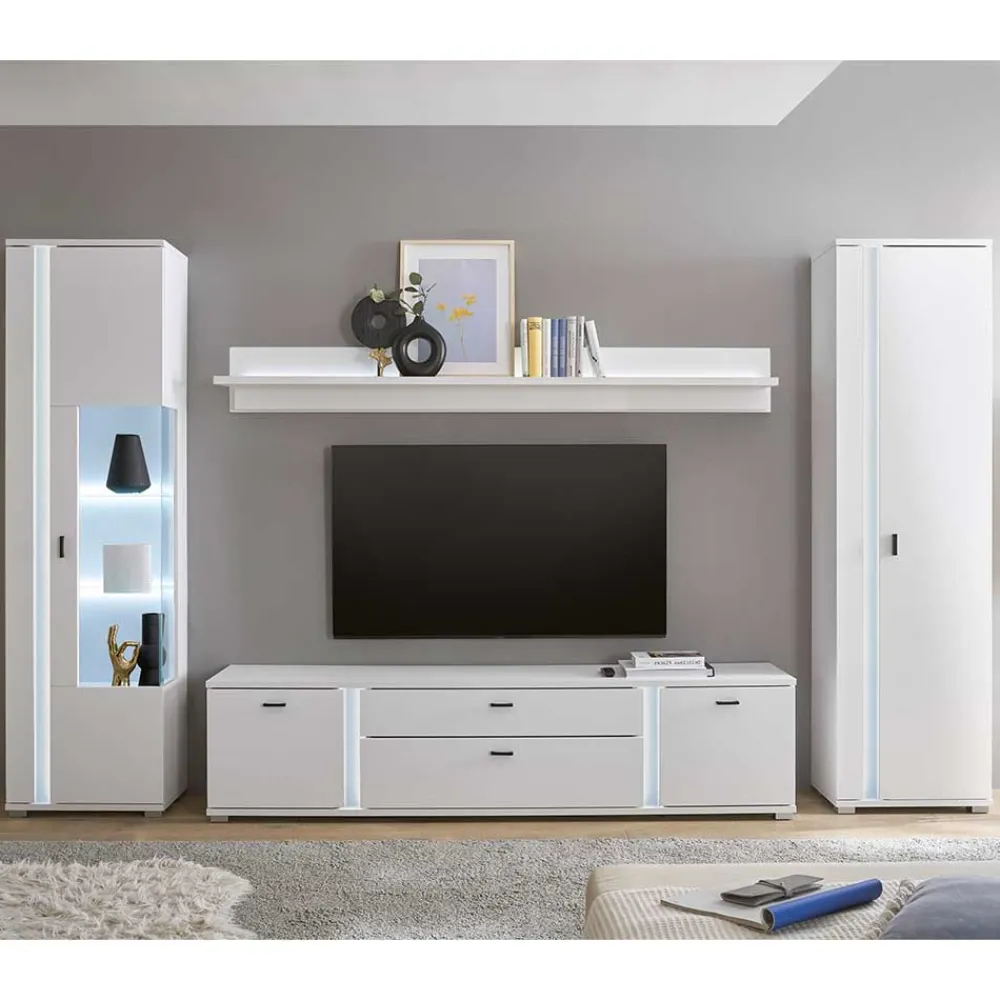 New Wohnwand Constantin Wohnwand 300 Cm|Moderne Wohnwände