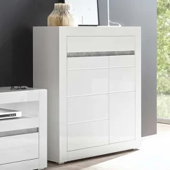 Hot Wohnwand Highboard Novinza Wohnzimmervitrinen|Highboards