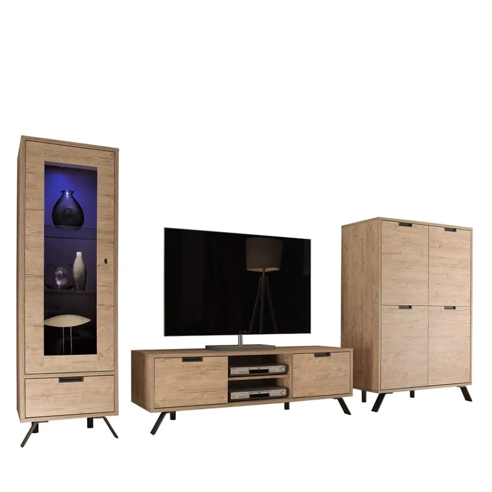 New Wohnwand Lampione Wohnwand 350 Cm