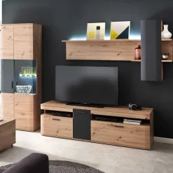 Clearance Wohnwand Lucisa Wohnwand 300 Cm|Moderne Wohnwände