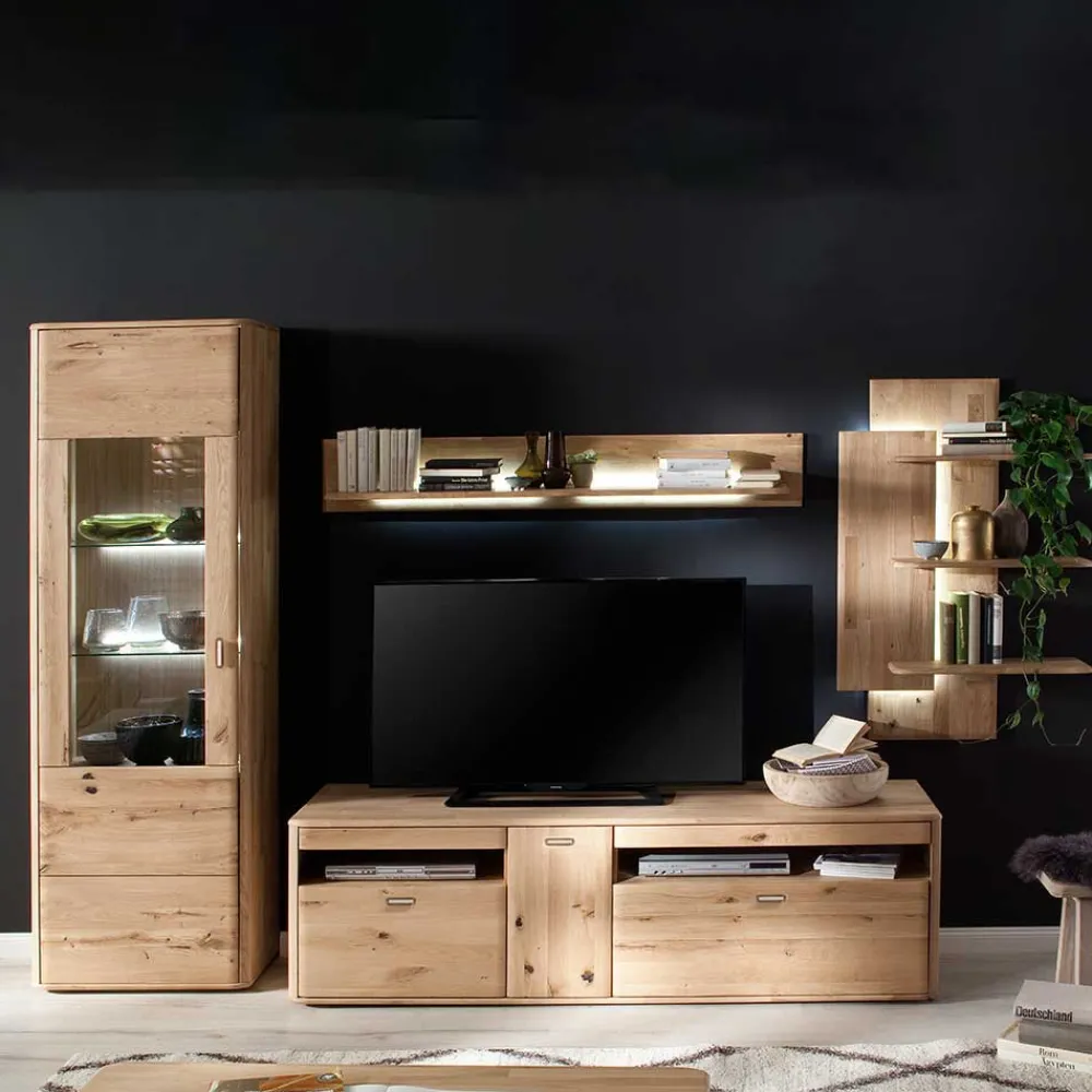 Wohnwand massiv Drascana*Pharao24 Sale