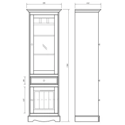 Wohnwand Massivholz Renero Wohnzimmerschrank|Wohnwand 350 Cm