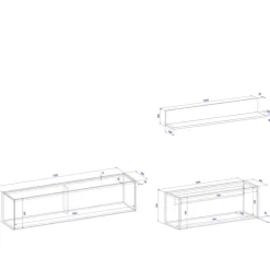 Wohnwand mit Schreibplatz Rascian*Pharao24 Clearance
