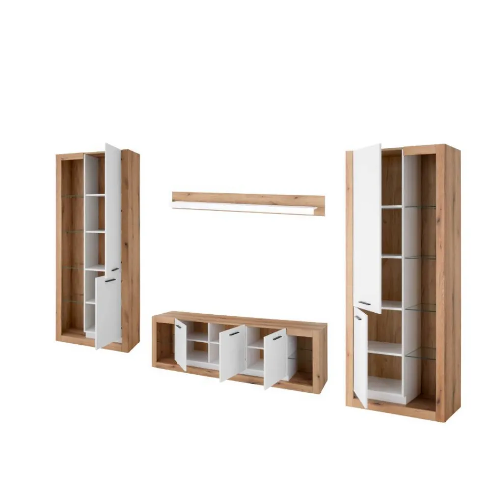 Wohnwand modern Asprecca*Pharao24 New