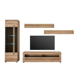 Wohnwand modern Cemutra*Pharao24 Online