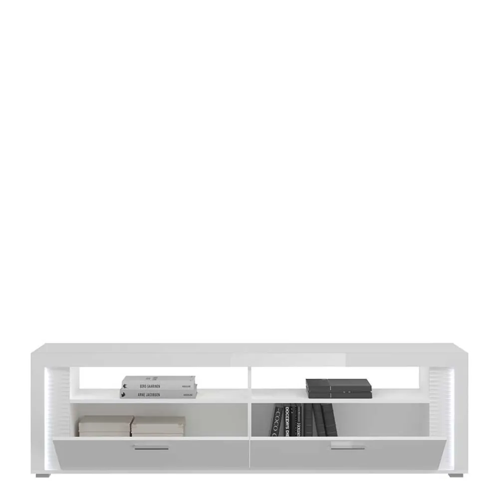 Wohnwand modern weiß Countrys*Pharao24 Outlet