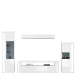 Wohnwand modern weiß Countrys*Pharao24 Outlet