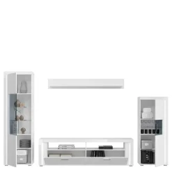 Wohnwand modern weiß Countrys*Pharao24 Outlet