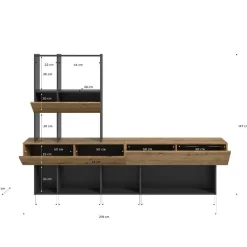 New Wohnwand Nikoba Moderne Wohnwände