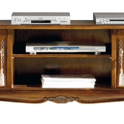 Outlet Wohnwand Savolina Wohnwand 250 Cm|Massivholz Wohnwände