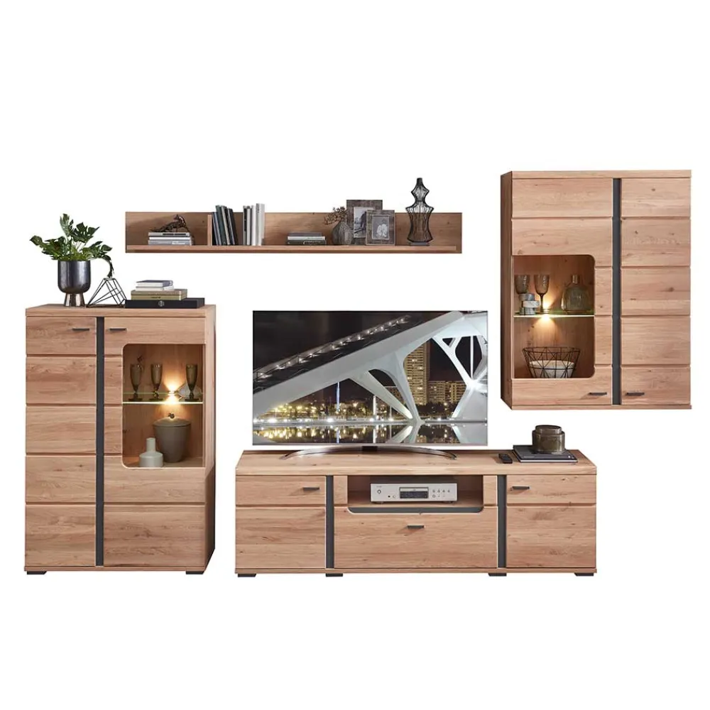 Hot Wohnwand Sebetino Moderne Wohnwände|Wohnwand 350 Cm