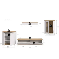 Discount Wohnwand Simple Wohnwand 300 Cm