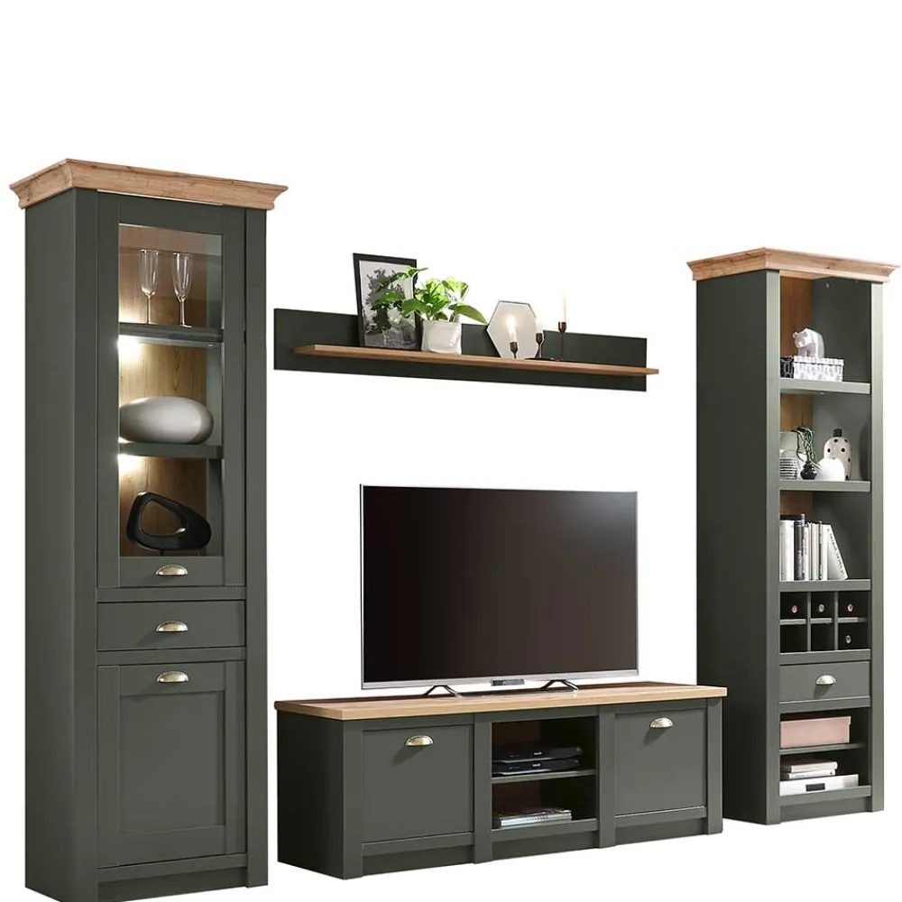 Discount Wohnwand Vashina Wohnwand 300 Cm