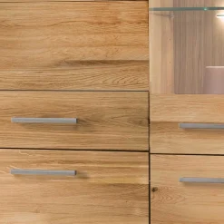 Discount Wohnwand Wildeiche Divrina Wohnwand 350 Cm|Moderne Wohnwände