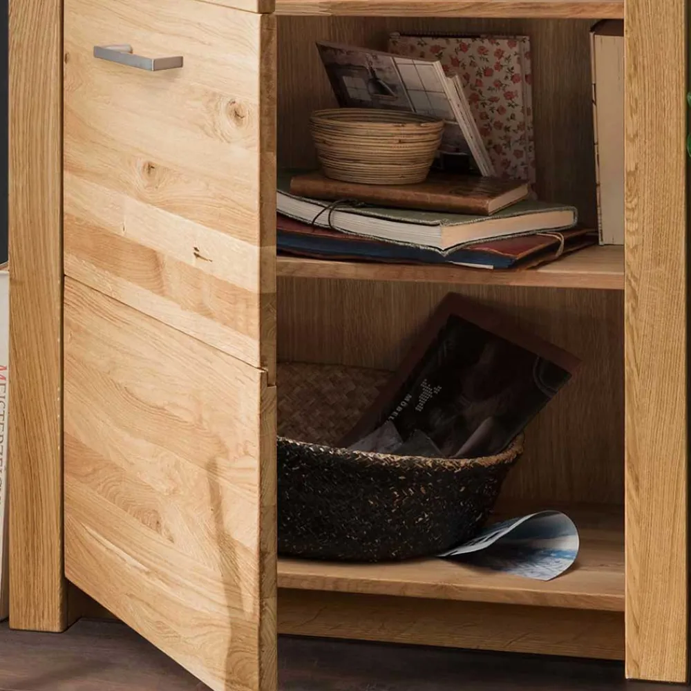 Discount Wohnwand Wildeiche Divrina Wohnwand 350 Cm|Moderne Wohnwände