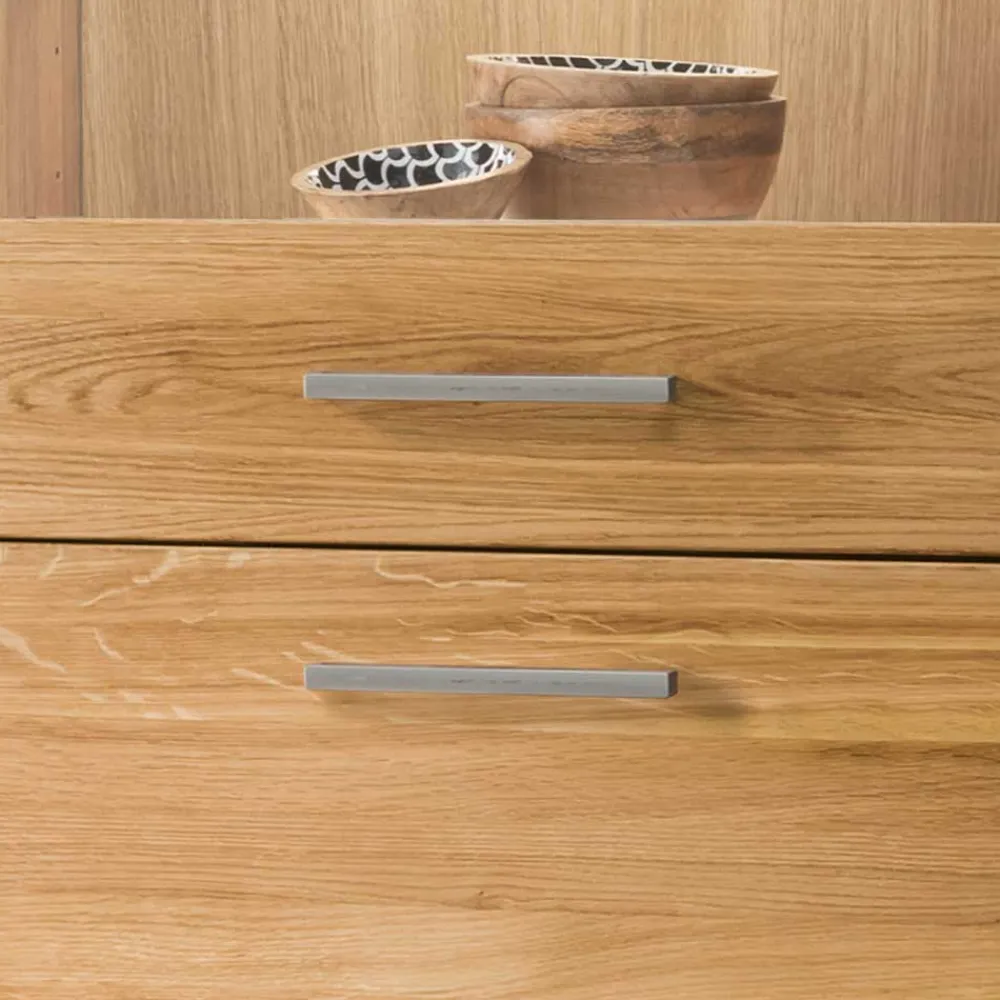 Discount Wohnwand Wildeiche Divrina Wohnwand 350 Cm|Moderne Wohnwände