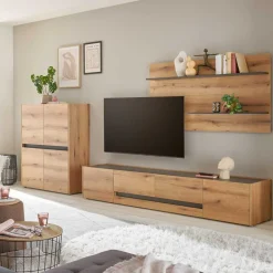 Clearance Wohnzimmer Anbauwand Castilla Wohnwand 300 Cm|Moderne Wohnwände