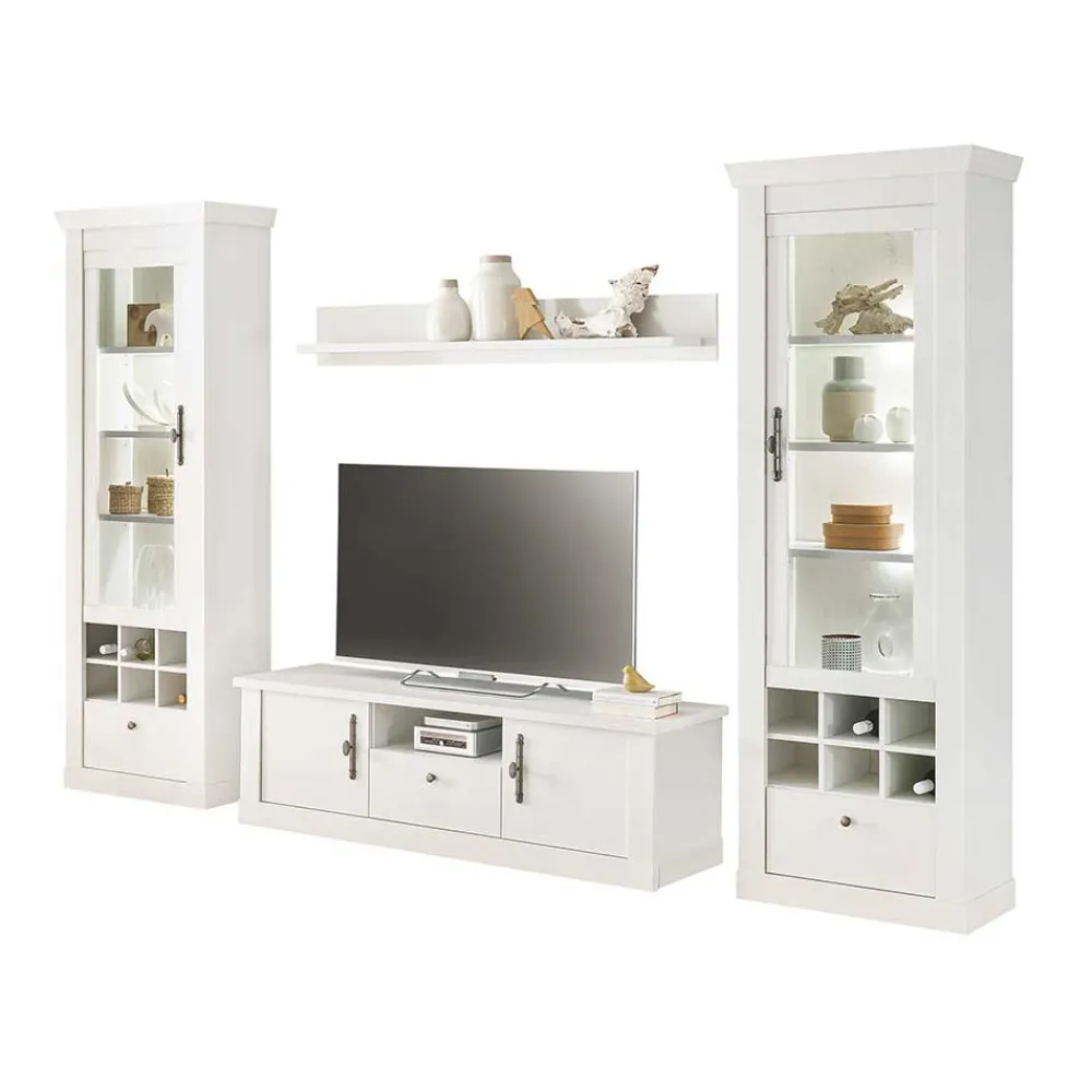 Best Wohnzimmer Anbauwand Kazanova Wohnwand 300 Cm