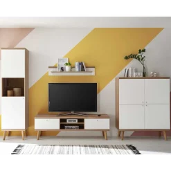 Wohnzimmer Anbauwand Levanca*Pharao24 Discount