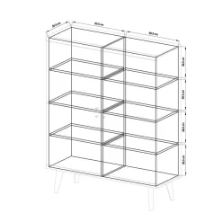 Wohnzimmer Anbauwand Levanca*Pharao24 Discount