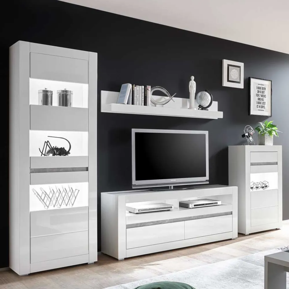 Sale Wohnzimmer Anbauwand Novinza Moderne Wohnwände|Wohnwand 300 Cm