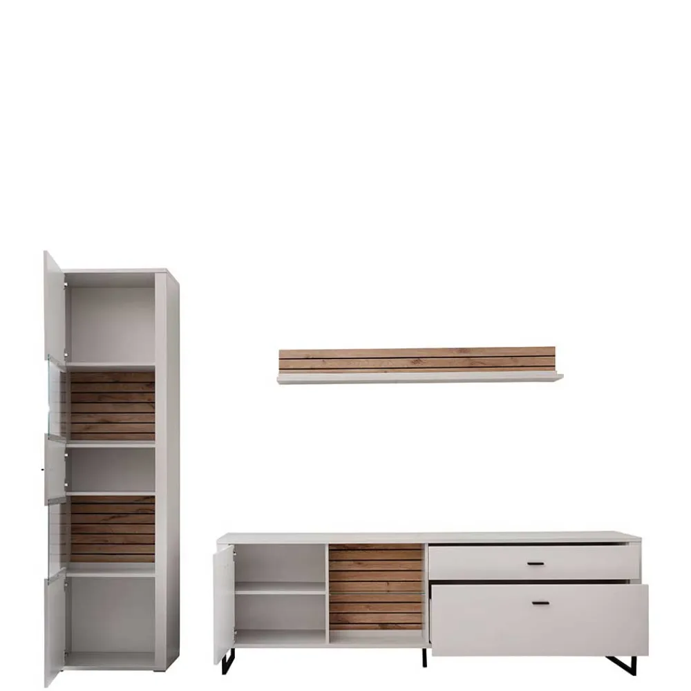 Wohnzimmer Anbauwand Polar*Pharao24 Clearance