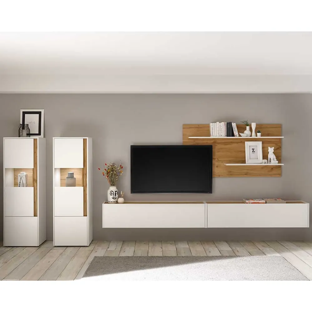 Wohnzimmer Anbauwand Rascian*Pharao24 Outlet
