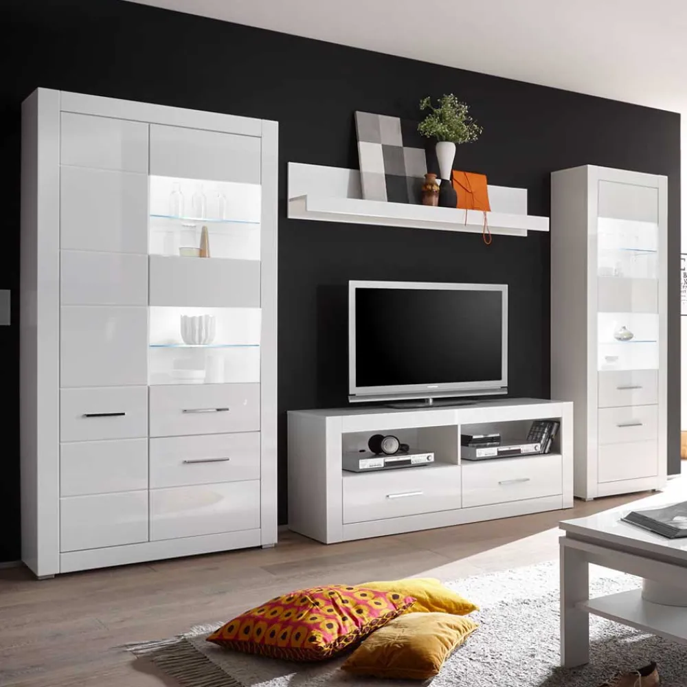 Wohnzimmer Anbauwand Triango*Pharao24 Hot