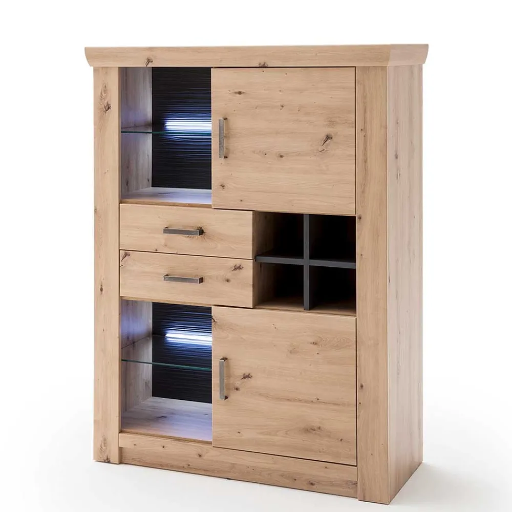 Wohnzimmer Anbauwand Tridovina*Pharao24 Clearance