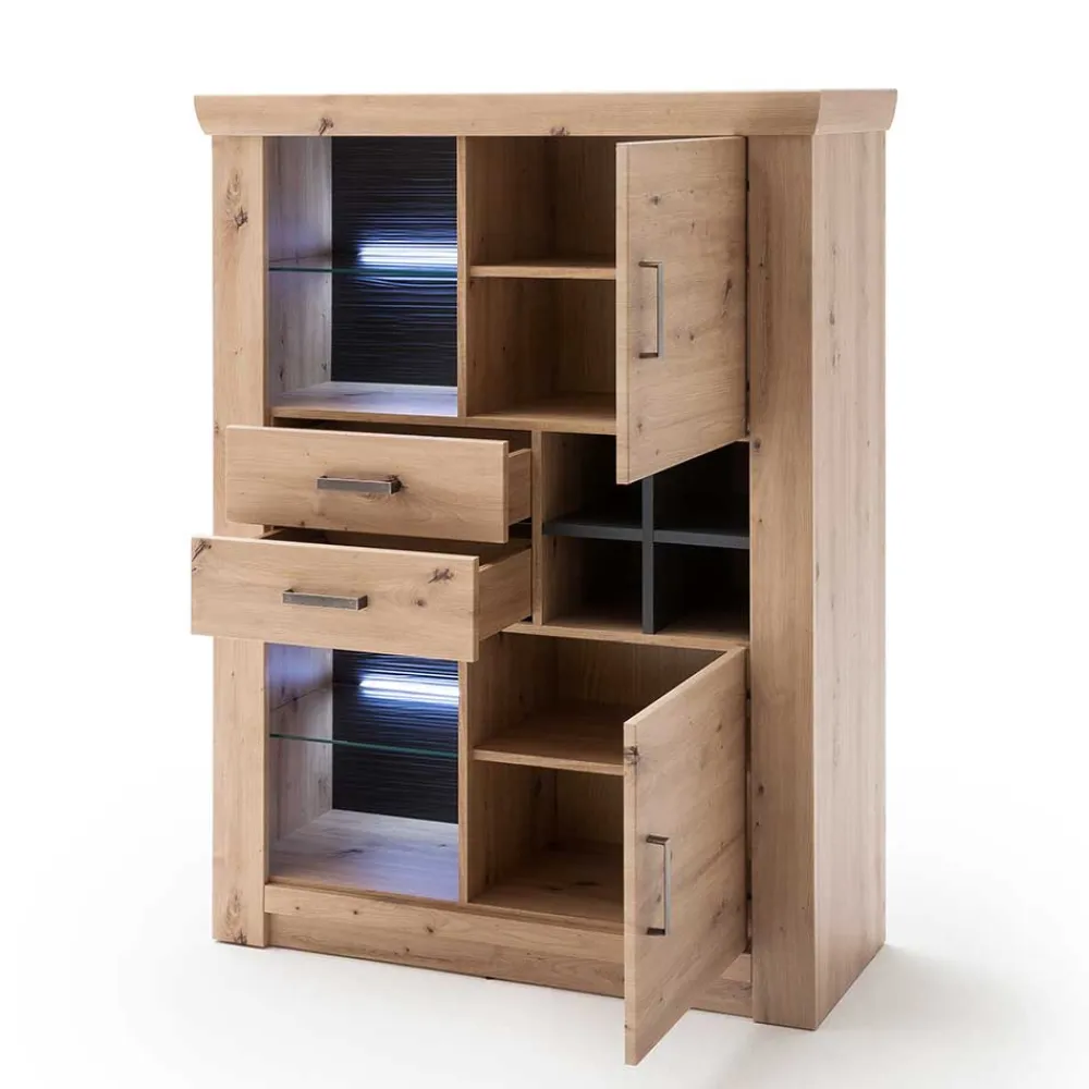 Wohnzimmer Anbauwand Tridovina*Pharao24 Clearance