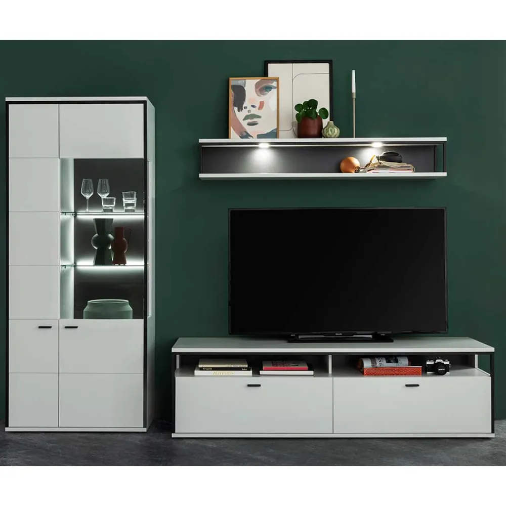 Wohnzimmer Anbauwand Ukai*Pharao24 Clearance