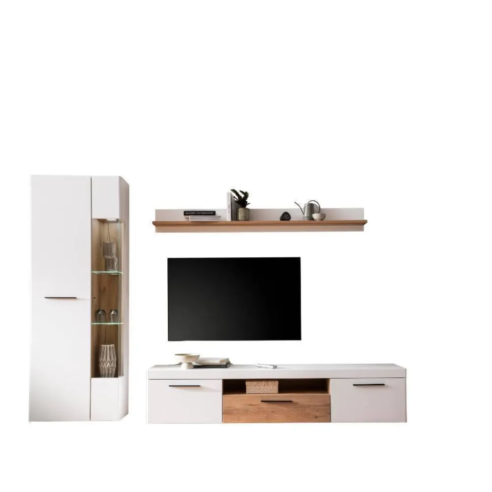 Wohnzimmer Anbauwand Vrenessa*Pharao24 Outlet