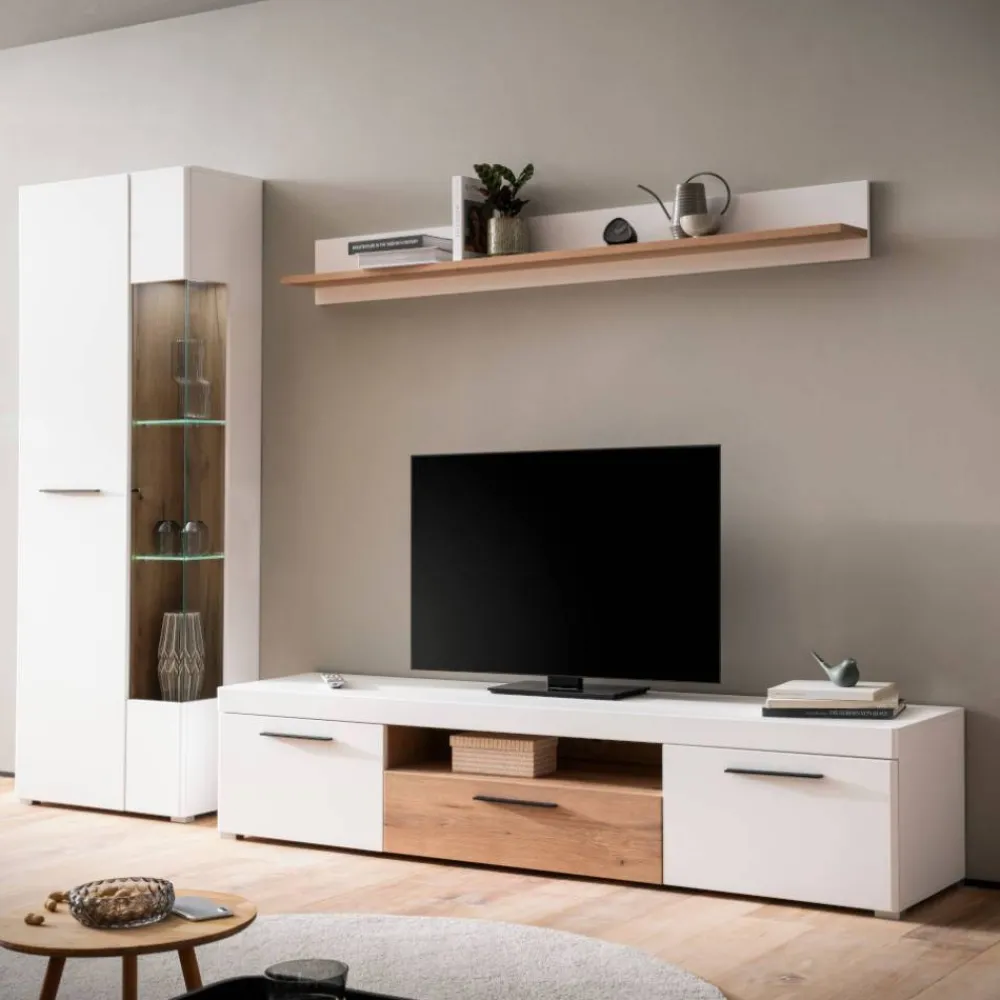 Wohnzimmer Anbauwand Vrenessa*Pharao24 Outlet