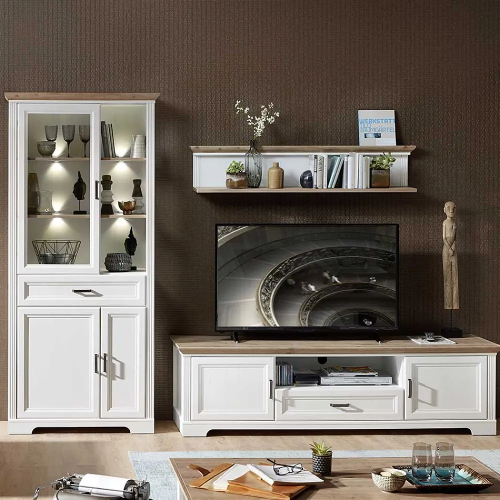 Hot Wohnzimmer Anbauwand Vronata Wohnwand 300 Cm