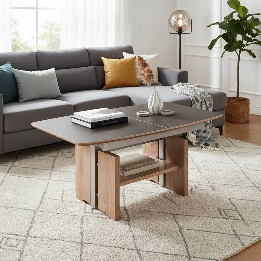 Discount Wohnzimmer Ausziehtisch Crispo Wohnzimmertisch|Ausziehtische