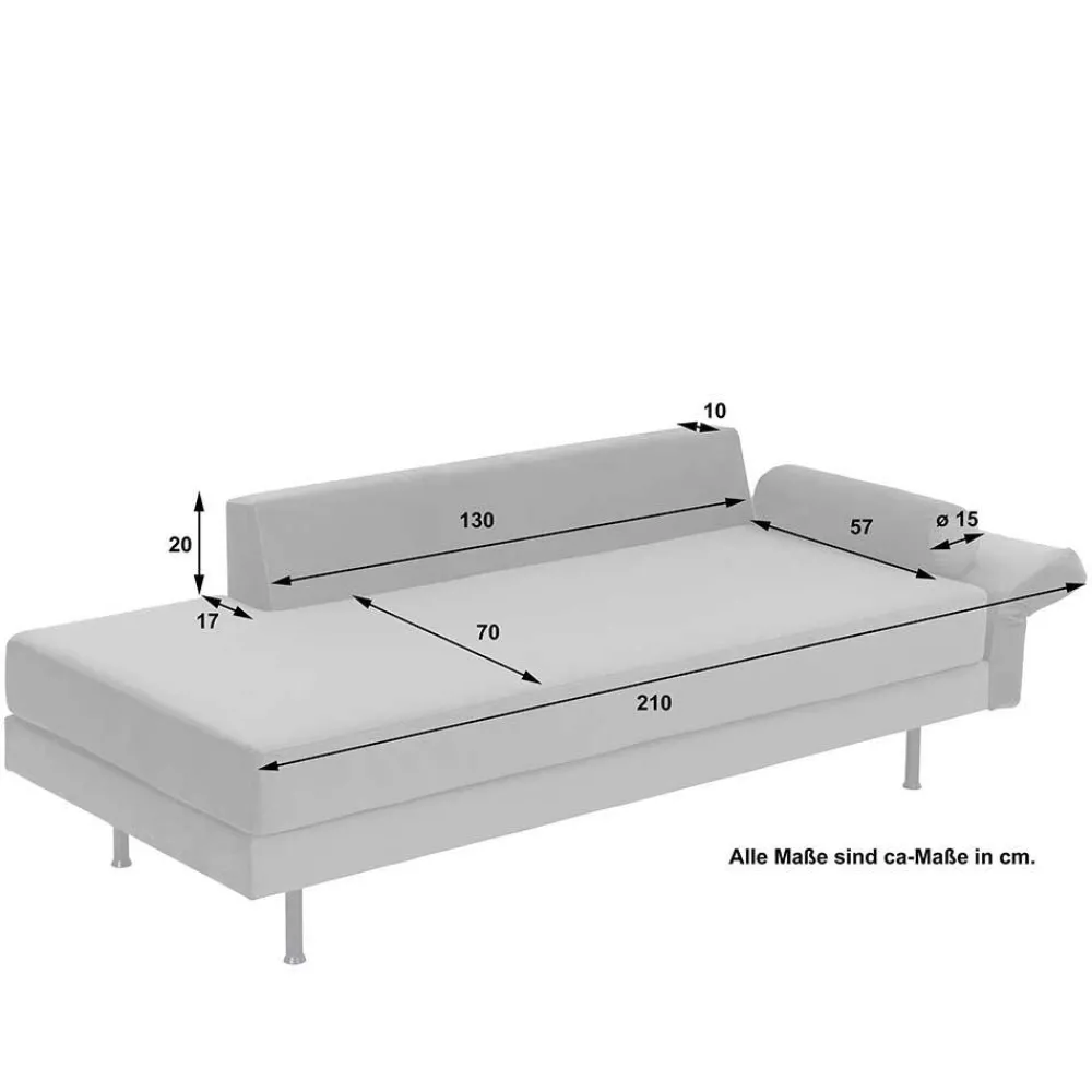 Clearance Wohnzimmer Couch Pharina 3 Sitzer Sofa