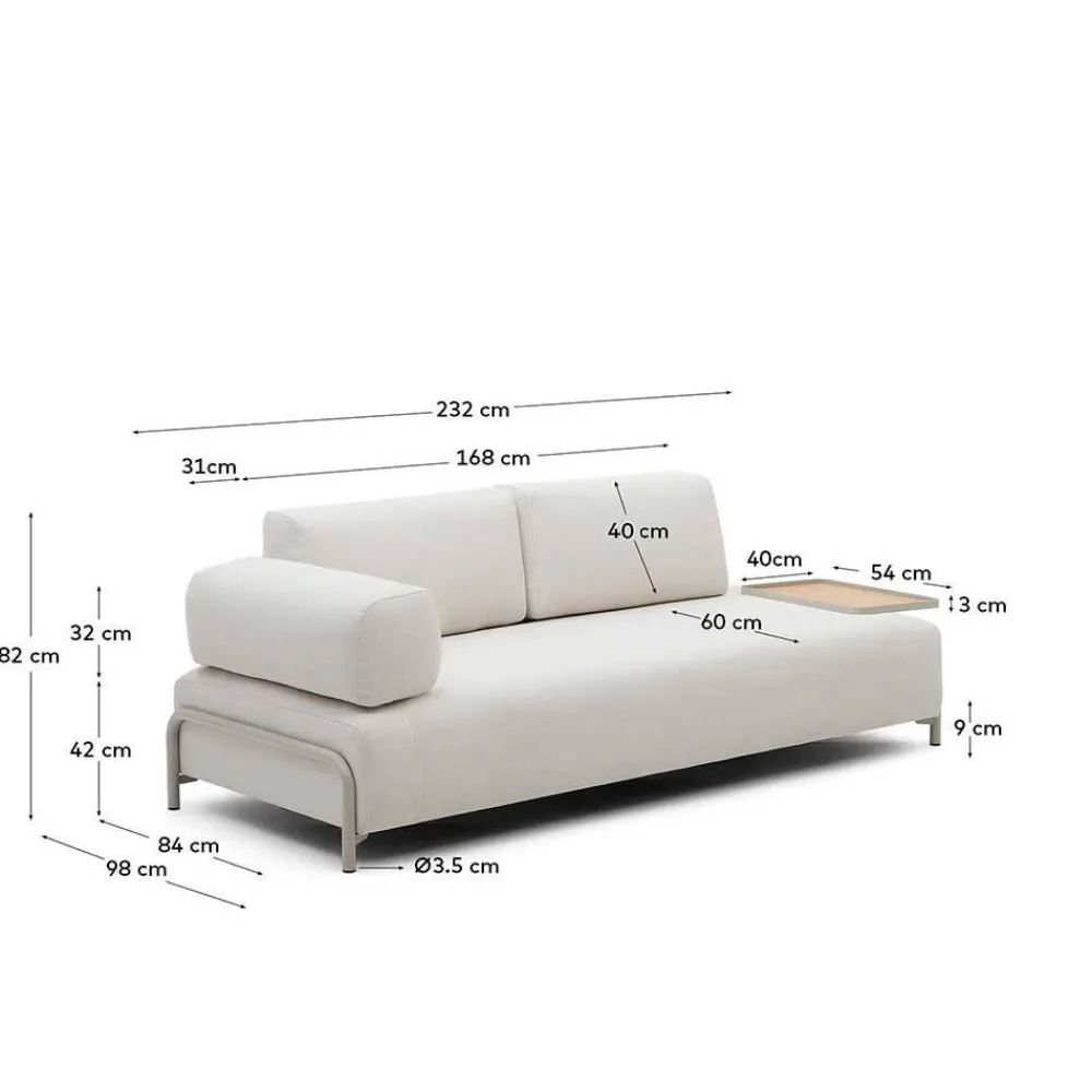 Wohnzimmer Couch Vivo 3 Sitzer Sofa