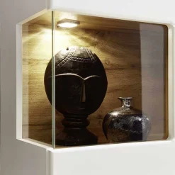 New Wohnzimmer Highboard Drucana Vitrinenschrank|Wohnzimmervitrinen