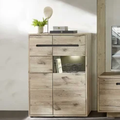 Hot Wohnzimmer Highboard Griffin Vitrinenschrank|Stauraumvitrinen